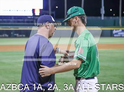 Thumbnail 2 in 2024 AZBCA 1A, 2A, 3A NORTH vs SOUTH ALL-STARS photogallery.
