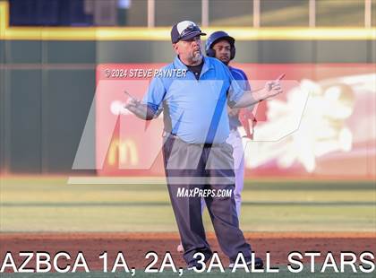 Thumbnail 3 in 2024 AZBCA 1A, 2A, 3A NORTH vs SOUTH ALL-STARS photogallery.