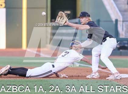 Thumbnail 2 in 2024 AZBCA 1A, 2A, 3A NORTH vs SOUTH ALL-STARS photogallery.