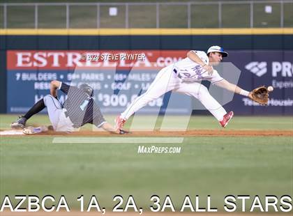 Thumbnail 2 in 2024 AZBCA 1A, 2A, 3A NORTH vs SOUTH ALL-STARS photogallery.