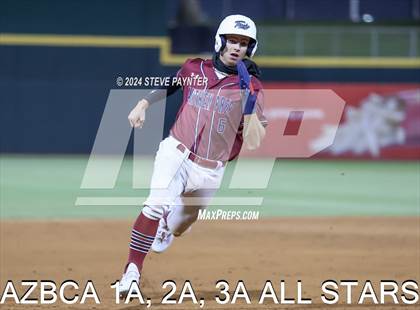 Thumbnail 3 in 2024 AZBCA 1A, 2A, 3A NORTH vs SOUTH ALL-STARS photogallery.