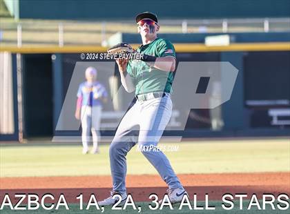 Thumbnail 2 in 2024 AZBCA 1A, 2A, 3A NORTH vs SOUTH ALL-STARS photogallery.