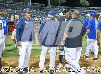 Thumbnail 2 in 2024 AZBCA 1A, 2A, 3A NORTH vs SOUTH ALL-STARS photogallery.