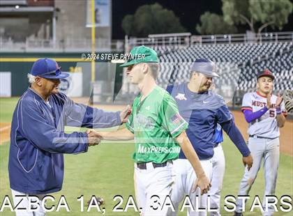 Thumbnail 3 in 2024 AZBCA 1A, 2A, 3A NORTH vs SOUTH ALL-STARS photogallery.