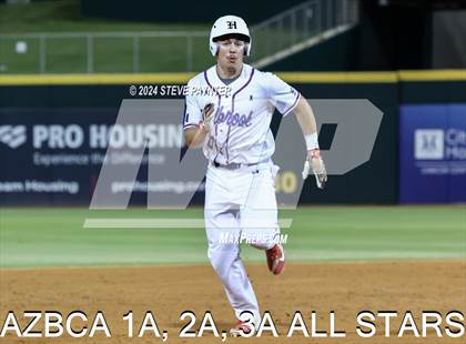 Thumbnail 3 in 2024 AZBCA 1A, 2A, 3A NORTH vs SOUTH ALL-STARS photogallery.