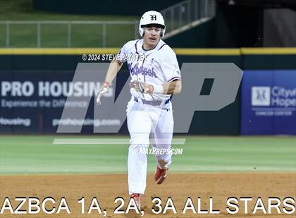 Thumbnail 1 in 2024 AZBCA 1A, 2A, 3A NORTH vs SOUTH ALL-STARS photogallery.