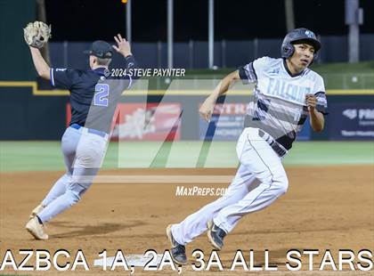 Thumbnail 2 in 2024 AZBCA 1A, 2A, 3A NORTH vs SOUTH ALL-STARS photogallery.