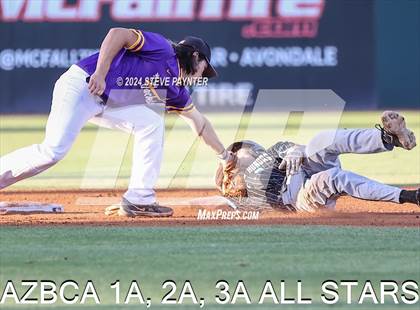 Thumbnail 3 in 2024 AZBCA 1A, 2A, 3A NORTH vs SOUTH ALL-STARS photogallery.