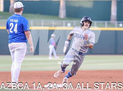 Thumbnail 3 in 2024 AZBCA 1A, 2A, 3A NORTH vs SOUTH ALL-STARS photogallery.