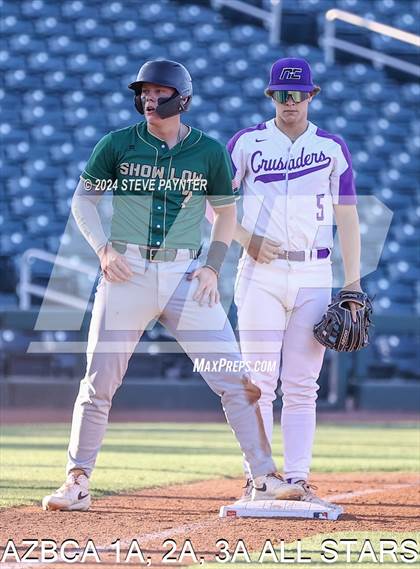Thumbnail 3 in 2024 AZBCA 1A, 2A, 3A NORTH vs SOUTH ALL-STARS photogallery.
