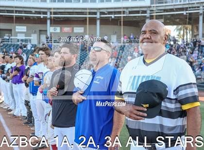 Thumbnail 2 in 2024 AZBCA 1A, 2A, 3A NORTH vs SOUTH ALL-STARS photogallery.