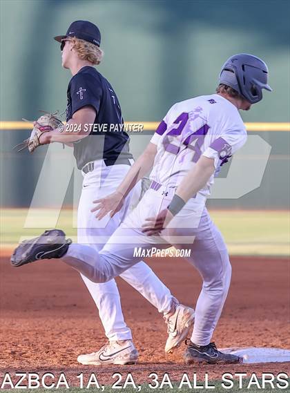 Thumbnail 1 in 2024 AZBCA 1A, 2A, 3A NORTH vs SOUTH ALL-STARS photogallery.