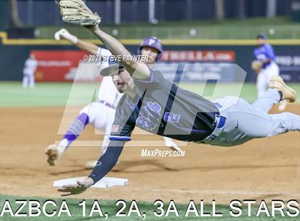 Thumbnail 3 in 2024 AZBCA 1A, 2A, 3A NORTH vs SOUTH ALL-STARS photogallery.