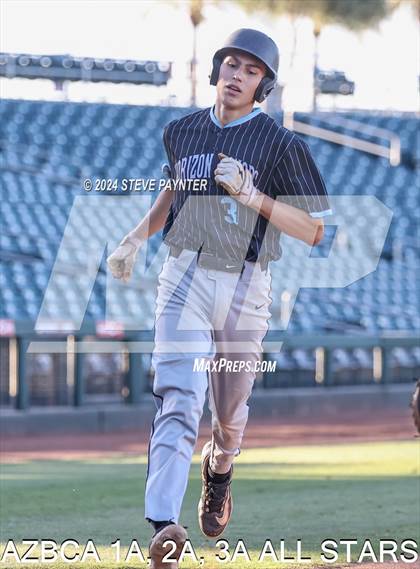 Thumbnail 3 in 2024 AZBCA 1A, 2A, 3A NORTH vs SOUTH ALL-STARS photogallery.