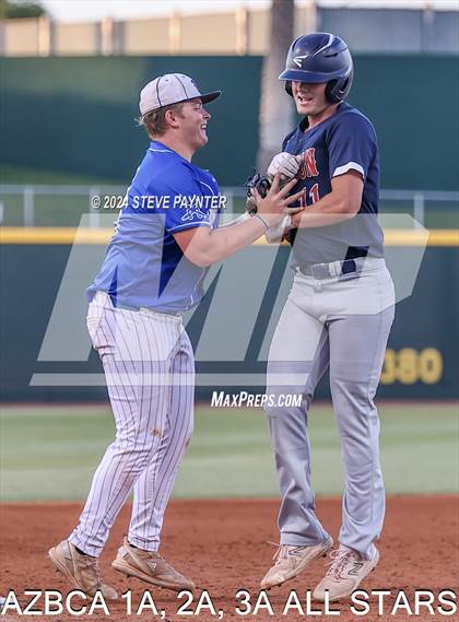 Thumbnail 3 in 2024 AZBCA 1A, 2A, 3A NORTH vs SOUTH ALL-STARS photogallery.