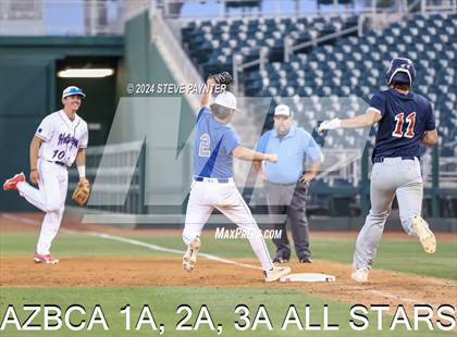 Thumbnail 1 in 2024 AZBCA 1A, 2A, 3A NORTH vs SOUTH ALL-STARS photogallery.