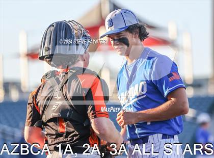 Thumbnail 3 in 2024 AZBCA 1A, 2A, 3A NORTH vs SOUTH ALL-STARS photogallery.
