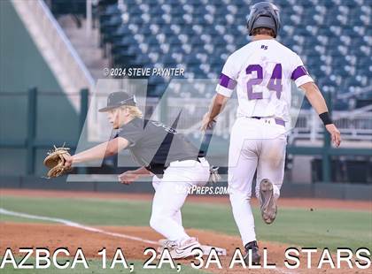 Thumbnail 3 in 2024 AZBCA 1A, 2A, 3A NORTH vs SOUTH ALL-STARS photogallery.
