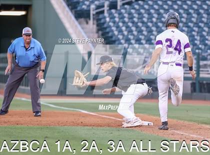 Thumbnail 1 in 2024 AZBCA 1A, 2A, 3A NORTH vs SOUTH ALL-STARS photogallery.