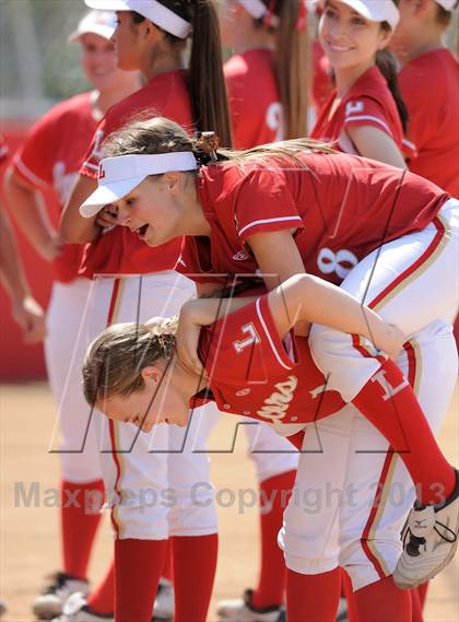 Thumbnail 3 in Saugus @ Orange Lutheran (CIF-SS D1 Playoff) photogallery.