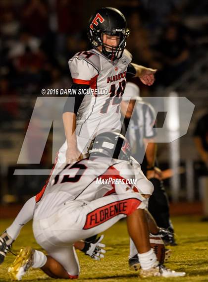 Thumbnail 2 in Florence @ American Leadership Academy (AIA Division 3A Quarterfinal) photogallery.