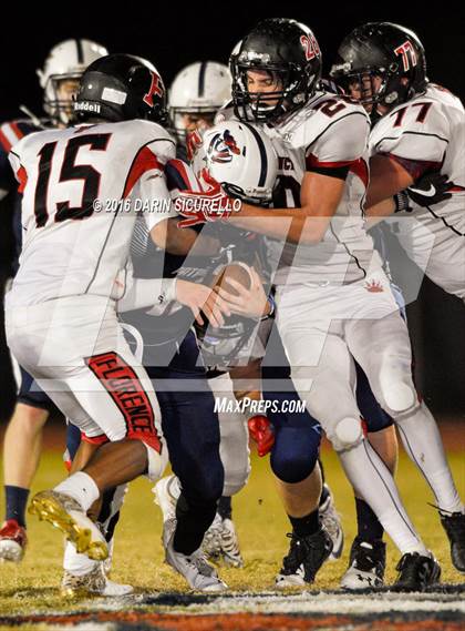 Thumbnail 1 in Florence @ American Leadership Academy (AIA Division 3A Quarterfinal) photogallery.