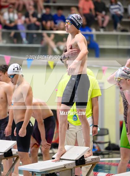 Thumbnail 3 in CHSAA 5A Boys Swimming - State Championship photogallery.