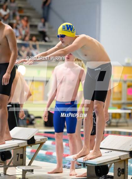 Thumbnail 2 in CHSAA 5A Boys Swimming - State Championship photogallery.