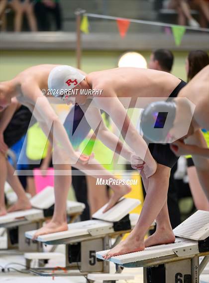 Thumbnail 2 in CHSAA 5A Boys Swimming - State Championship photogallery.