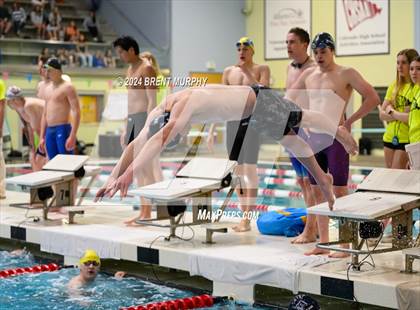 Thumbnail 2 in CHSAA 5A Boys Swimming - State Championship photogallery.