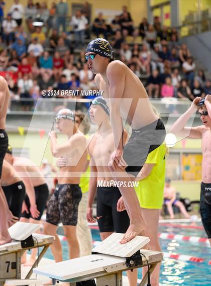Thumbnail 1 in CHSAA 5A Boys Swimming - State Championship photogallery.