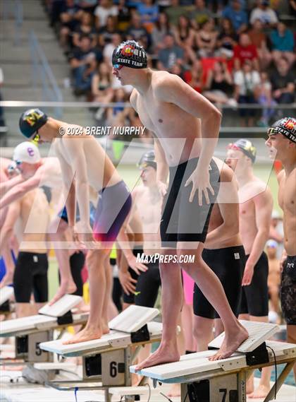 Thumbnail 2 in CHSAA 5A Boys Swimming - State Championship photogallery.