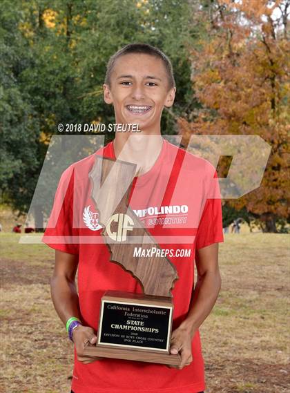 Thumbnail 2 in CIF State Cross Country Championships (Boys Awards) photogallery.