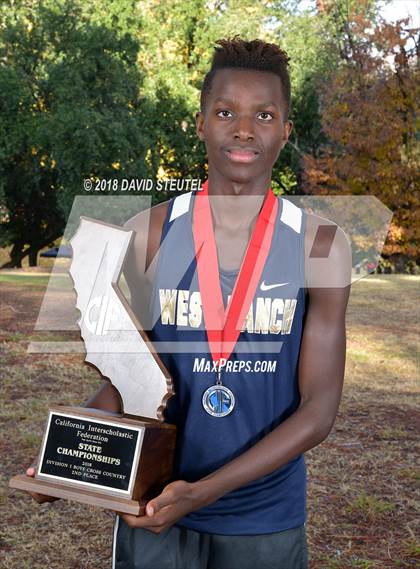 Thumbnail 2 in CIF State Cross Country Championships (Boys Awards) photogallery.