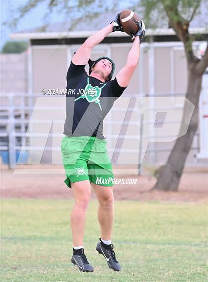 Thumbnail 2 in St. Mary's vs. Willow Canyon (Canyon View 7on7 Tournament) photogallery.