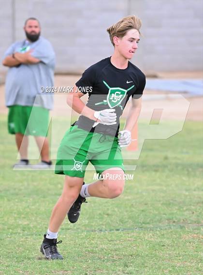 Thumbnail 3 in St. Mary's vs. Willow Canyon (Canyon View 7on7 Tournament) photogallery.