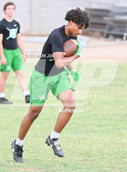 Thumbnail 2 in St. Mary's vs. Willow Canyon (Canyon View 7on7 Tournament) photogallery.