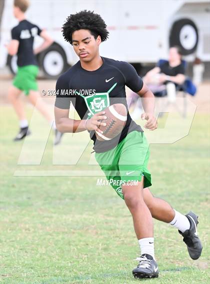 Thumbnail 3 in St. Mary's vs. Willow Canyon (Canyon View 7on7 Tournament) photogallery.
