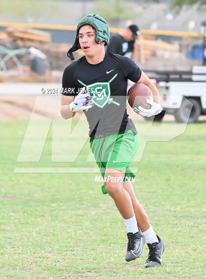 Thumbnail 2 in St. Mary's vs. Willow Canyon (Canyon View 7on7 Tournament) photogallery.
