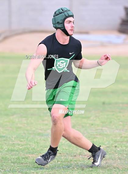 Thumbnail 2 in St. Mary's vs. Willow Canyon (Canyon View 7on7 Tournament) photogallery.