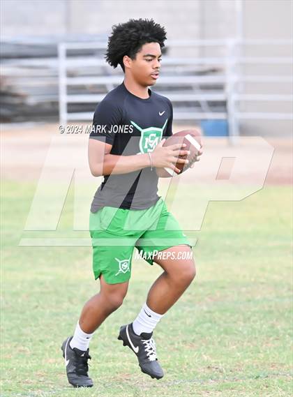 Thumbnail 2 in St. Mary's vs. Willow Canyon (Canyon View 7on7 Tournament) photogallery.