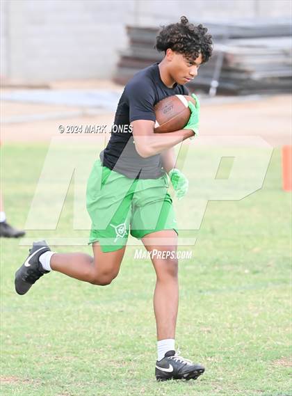 Thumbnail 3 in St. Mary's vs. Willow Canyon (Canyon View 7on7 Tournament) photogallery.