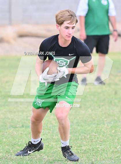 Thumbnail 3 in St. Mary's vs. Willow Canyon (Canyon View 7on7 Tournament) photogallery.