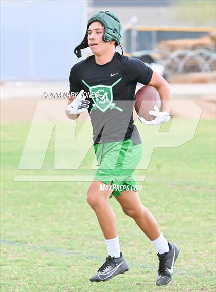 Thumbnail 2 in St. Mary's vs. Willow Canyon (Canyon View 7on7 Tournament) photogallery.