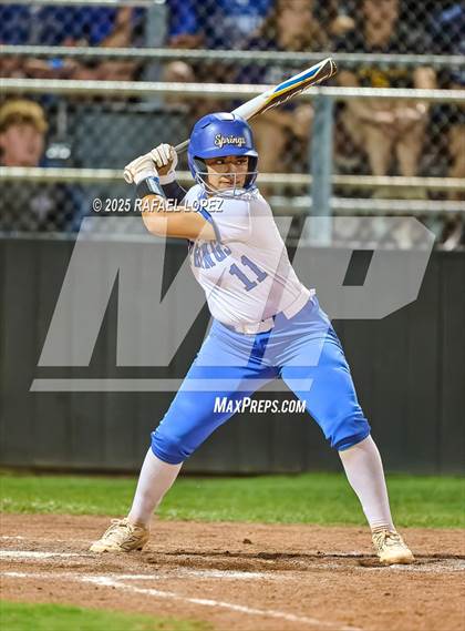 Thumbnail 3 in Clear Springs vs. Katy (UIL 6A D1 Softball Regional Semi-Final) photogallery.