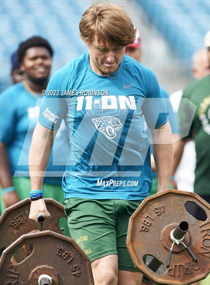 Thumbnail 1 in Lineman Challenge Day 1 (Jaguars Prep 11-On Tournament) photogallery.