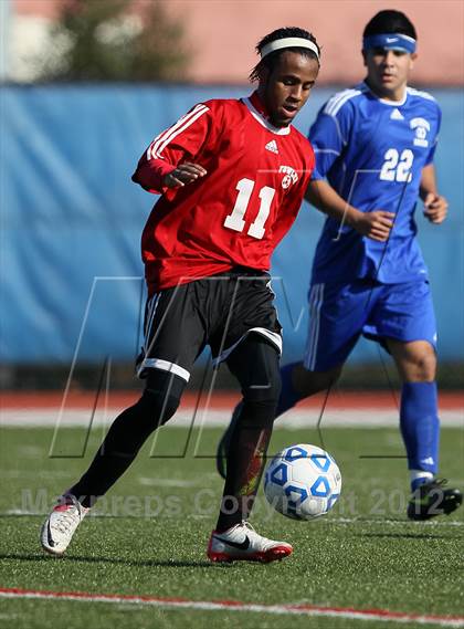 Thumbnail 2 in George Fowler vs Port Chester (NYSPHSAA Class A Semifinal) photogallery.