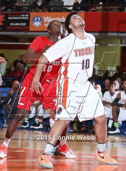 Thumbnail 2 in Tappan Zee vs Spring Valley (Section 1 Class A Semifinal) photogallery.