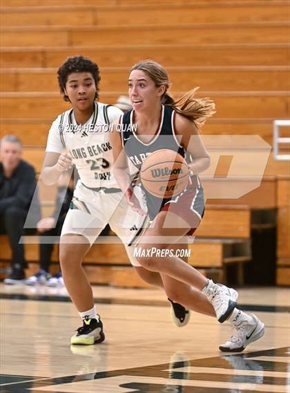 Thumbnail 3 in Long Beach Poly vs. St. Margaret's (VP/Brea Winter Classic) photogallery.