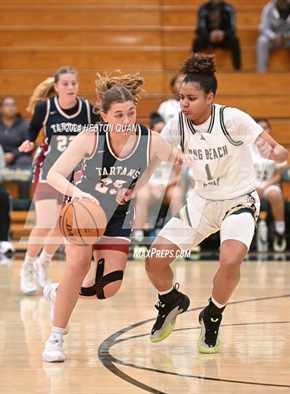 Thumbnail 1 in Long Beach Poly vs. St. Margaret's (VP/Brea Winter Classic) photogallery.